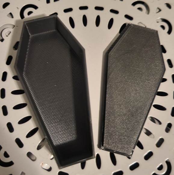 ⚰Mini Coffin Box- Small Jewlery/Trinket Box w/Lid- Gothic Decor 3D Printed OOAK - Picture 6 of 6